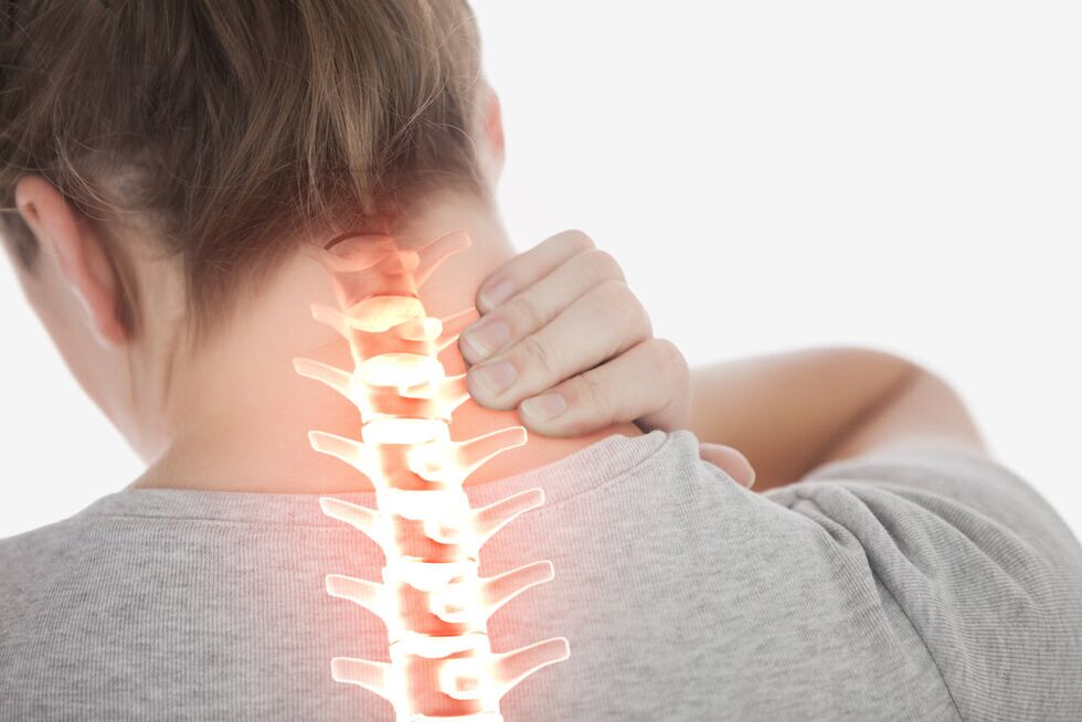 Nackenschmerzen aufgrund von Osteochondrose